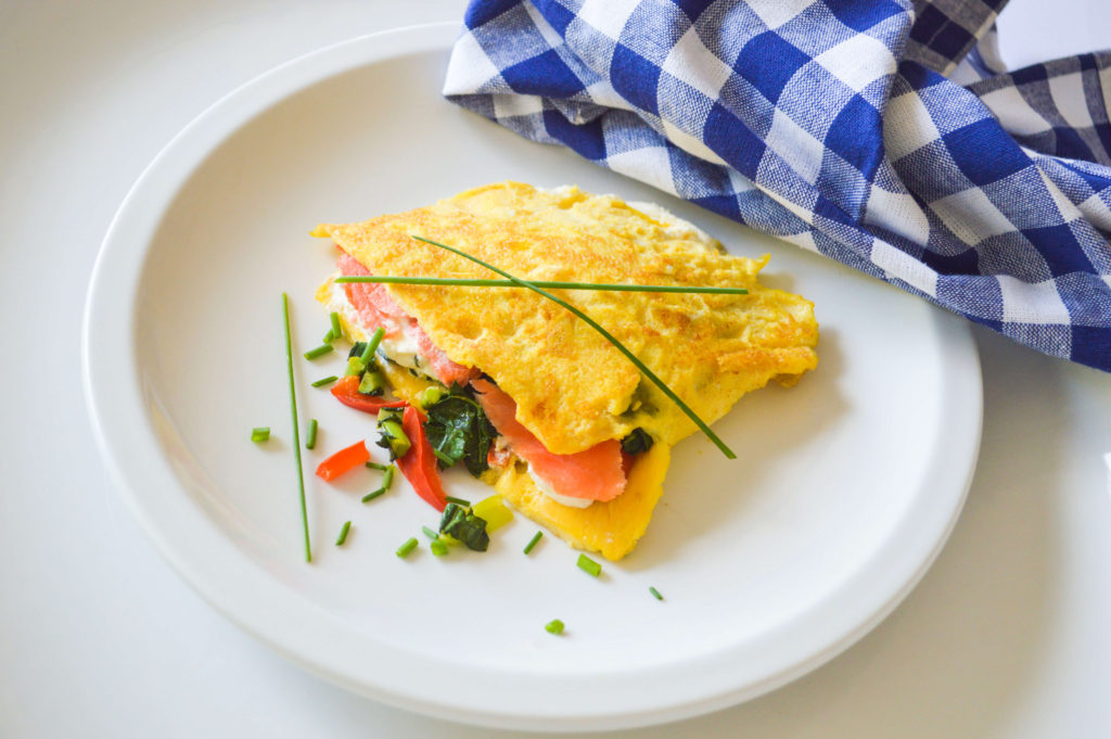 Salmon Omelet